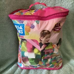 Huge Mega Bloks First Builders Big Building Bag 80+  pieces